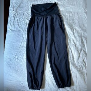 Lululemon Om Pants Jogger Pockets Fold Over High Rise